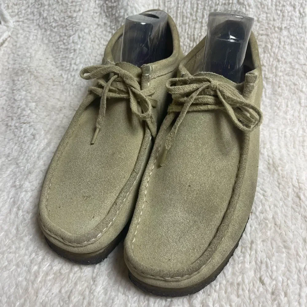 Clarks Originals Chukka Men's Casual Suede Khaki Shoes SZ11